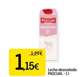 Dialprix PASCUAL Leche desnatada oferta