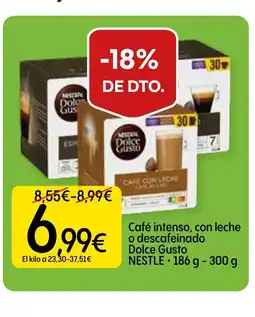 Dialprix NESTLE Café intenso, con leche o descafeinado Dolce Gusto oferta