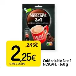 Dialprix NESCAFE Café soluble 3 en 1 oferta