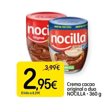 Dialprix NOCILLA Crema cacao original o duo oferta
