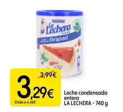 Dialprix LA LECHERA Leche condensada entera oferta