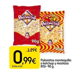 Dialprix RISI Palomitas mantequilla o ketchup y mostaza oferta