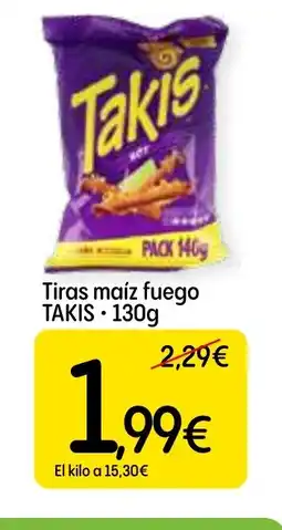 Dialprix TAKIS Tiras maíz fuego oferta
