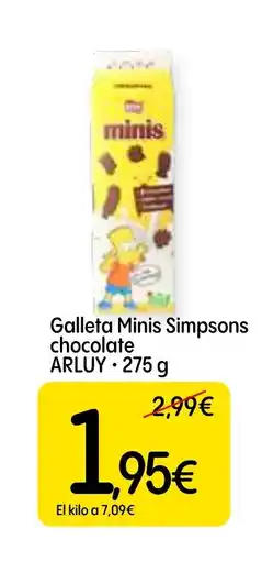 Dialprix ARLUY Galleta Minis Simpsons chocolate oferta