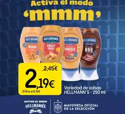 Dialprix HELLMANN'S Variedad de salsas oferta