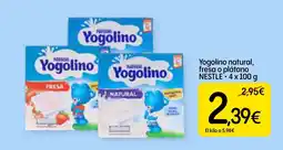 Dialprix NESTLE Yogolino natural, fresa o plátano oferta