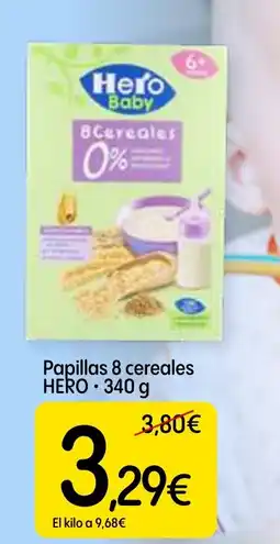 Dialprix HERO Papillas 8 cereales oferta