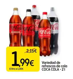 Dialprix COCA COLA Variedad de refrescos de cola oferta