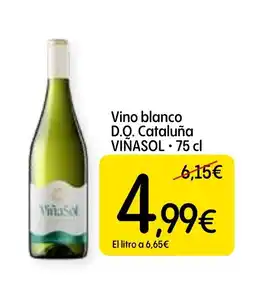 Dialprix VINASOL Vino blanco D.O. Cataluña oferta