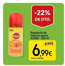 Dialprix AUTAN Repelente de insectos spray oferta