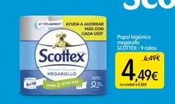 Dialprix SCOTTEX Papel higiénico megarollo oferta