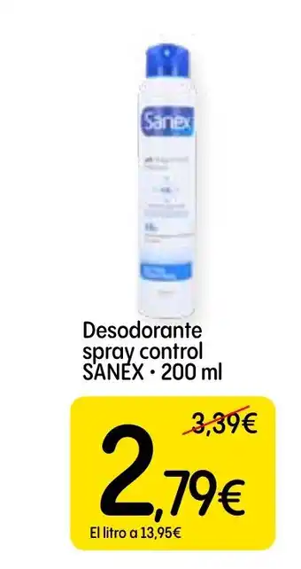 Dialprix SANEX Desodorante spray control oferta