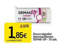 Dialprix DEMAK UP Discos algodón desmaquillantes oferta