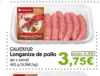 CALATAYUD Longaniza de pollo