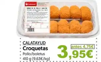 CALATAYUD Croquetas Pollo/boletus