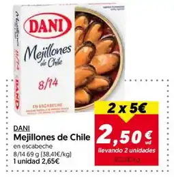 Hiper Usera DANI Mejillones de Chile oferta