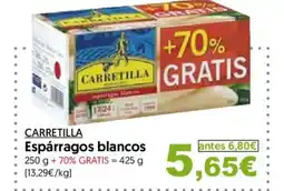 Hiper Usera CARRETILLA Espárragos blancos oferta