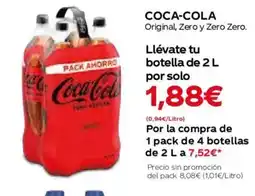 Hiper Usera COCA-COLA Original, Zero y Zero Zero oferta