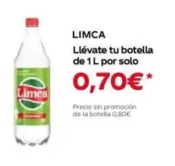 Hiper Usera LIMCA Llévate tu Precio sin promoción de la botella 0,80€ oferta