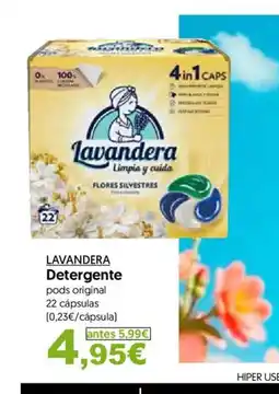 Hiper Usera LAVANDERA Detergente oferta