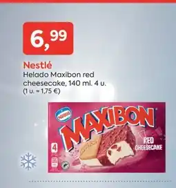 Suma Supermercados NESTLÉ Helado Maxibon red cheesecake oferta