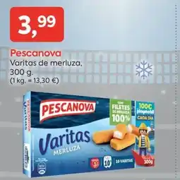 Suma Supermercados PESCANOVA Varitas de merluza oferta