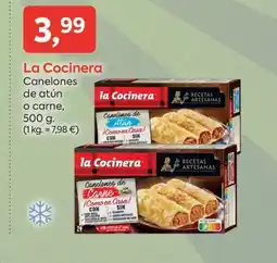 Suma Supermercados LA COCINERA Canelones de atún o carne oferta