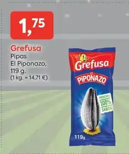 Suma Supermercados GREFUSA Pipas El Piponazo oferta