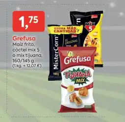 Suma Supermercados GREFUSA Maíz frito cóctel mix 5 o mix tijuana oferta