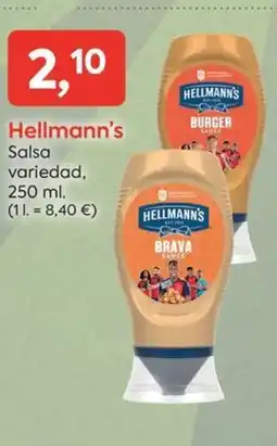 Suma Supermercados HELLMANN'S Salsa variedad oferta