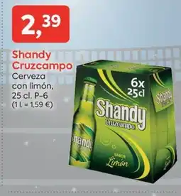 Suma Supermercados SHANDY CRUZCAMPO Cerveza Cruzcampo oferta