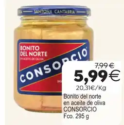 Plenus Supermercados CONSORCIO Bonito del norte en aceite de oliva oferta