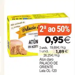 Plenus Supermercados PALACIO DE ORIENTE Atún claro oferta