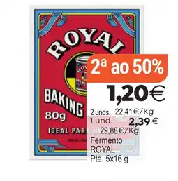 Plenus Supermercados ROYAL Fermento oferta