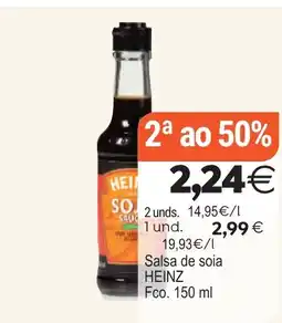 Plenus Supermercados HEINZ Salsa de soia oferta