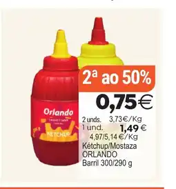 Plenus Supermercados ORLANDO Kétchup/Mostaza oferta