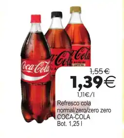 Plenus Supermercados COCA-COLA Refresco cola normal/zero/zero zero oferta