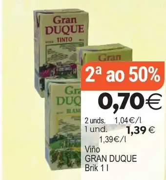 Plenus Supermercados GRAN DUQUE Viño oferta