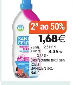Plenus Supermercados SANICENTRO Desifectante téxtil sen lixivia oferta