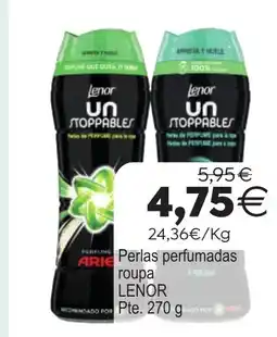 Plenus Supermercados LENOR Perlas perfumadas roupa oferta