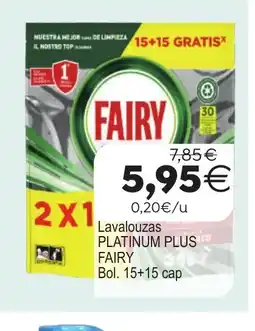 Plenus Supermercados FAIRY Lavalouzas platinum plus oferta