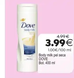 Plenus Supermercados DOVE Body milk pel seca oferta