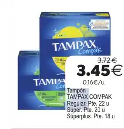 Plenus Supermercados TAMPAX COMPAK Tampón oferta
