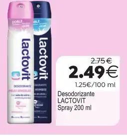 Plenus Supermercados LACTOVIT Desodorizante oferta