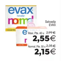Plenus Supermercados EVAX Salvaslip oferta