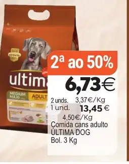 Plenus Supermercados ULTIMA DOG Comida cans adulto oferta