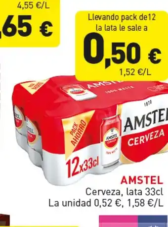 Hiperber AMSTEL Cerveza oferta