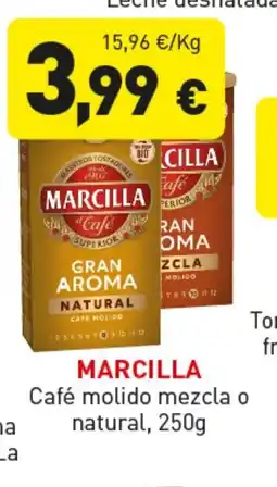 Hiperber MARCILLA Café molido mezcla o natural oferta