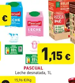 Hiperber PASCUAL Leche desnatada oferta