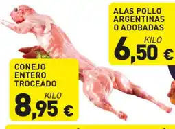 Hiperber Conejo entero troceado oferta